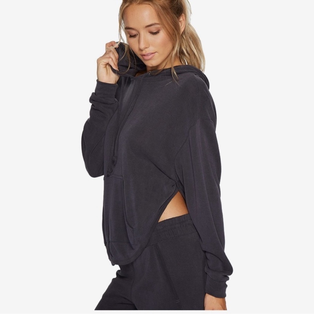 Free People Movement Back Into It Hoodie, NWOT, Navy Blue, XS - Picture 2 of 6